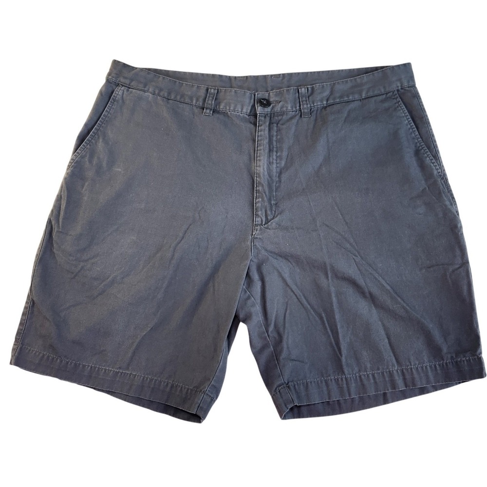 PATAGONIA Stand Up Shorts Mens 38 Gray Organic Cotton Canvas 7.5 Inseam